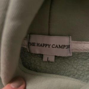 Happy camper safe green hoodie